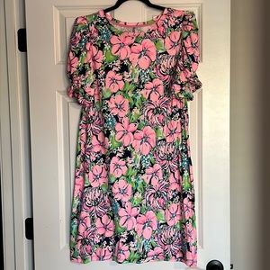 Lilly Pulitzer puff sleeve shift dress